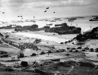 Landing: June 6th, 1944. Omaha Beach.